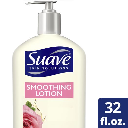 Suave Skin Solutions Lotion Smoothing Rose + Argan 32 oz