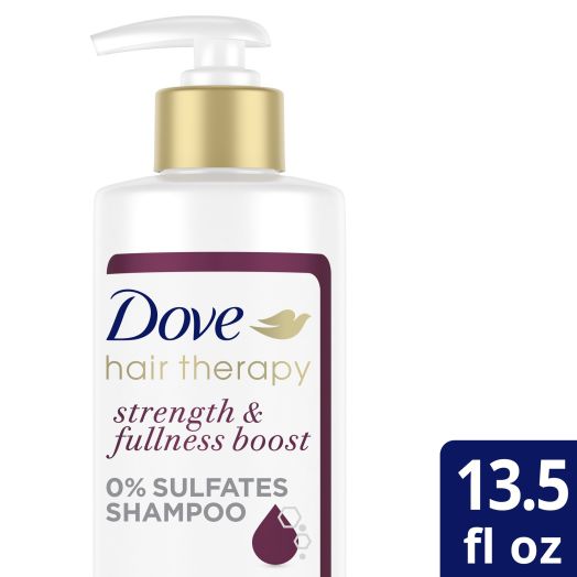 Dove Thickening Shampoo, Strength & Fullness Boost Sulfate-Free for Thin, Fine Hair, 13.5 oz