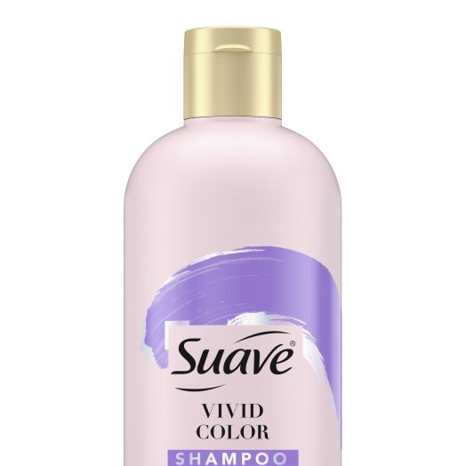 Suave Pink Shampoo Vivid Color for Color Treated Hair Sulfate Free Shampoo to Prevent Color Fade 16.5 oz