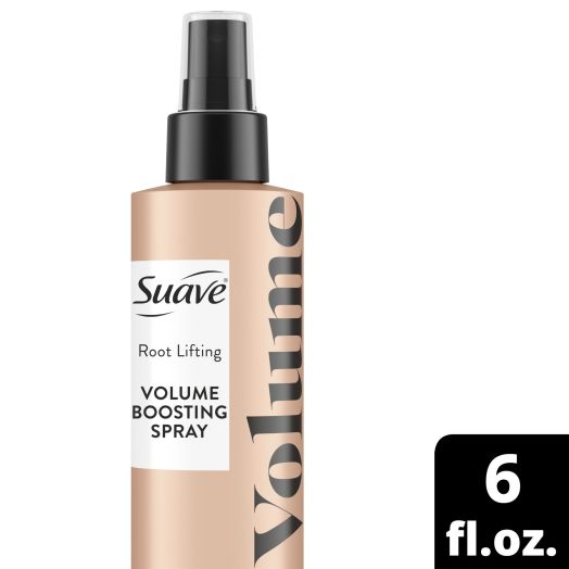 Suave Volumizing Hair Spray, Simply Styled Lightweight Root Lifting Quick Drying Formula for All Hair Types, 6 oz