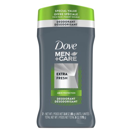 Dove Men+Care Deodorant Stick Extra Fresh 3 Oz. (Twin Pack)