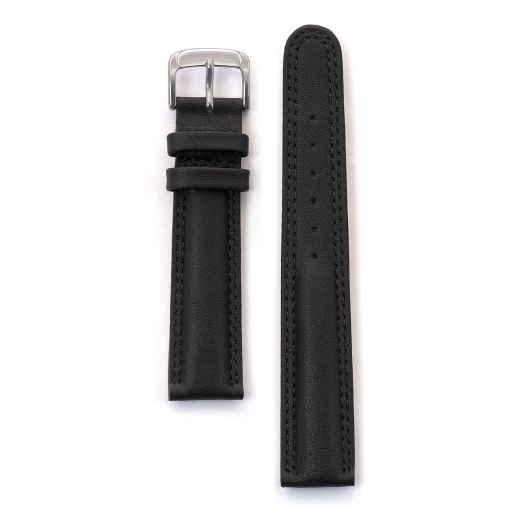 Speidel Genuine Leather 20mm Laredo Black Watchband