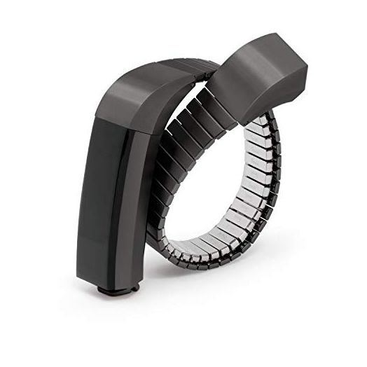 Speidel Twist-O-Flex Metal Expansion Black Stainless Steel Band Compatible with The Alta and Alta HR in a Size XS