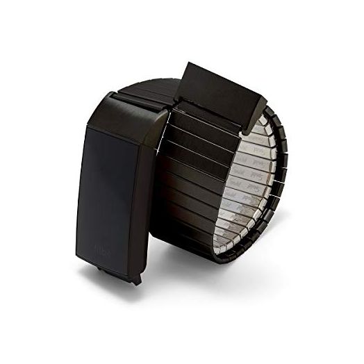 Speidel Twist-O-Flex Metal Expansion Black Stainless Steel Band Replacement Compatible with The Charge 3 in a Size M