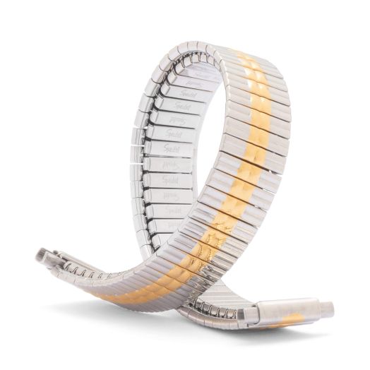 Speidel Ladies Twist-O-Flex Expansion Replacement Watch Band Dual Tone Straight End 10-14mm