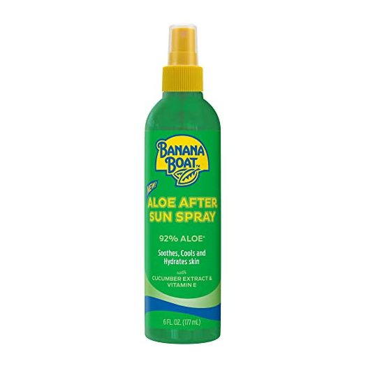 Banana Boat Aloe After Sun Spray with Cucumber Extract & Vitamin E, Broad Spectrum Pump Spray, 6oz.