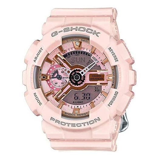 Sports Watch Gold and Pink Dial Pink Quartz Ladies