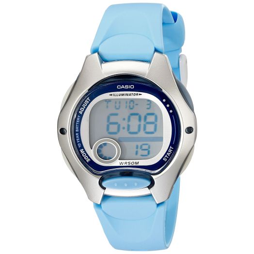Casio Women's LW200-2BV Digital Blue Resin Strap Watch