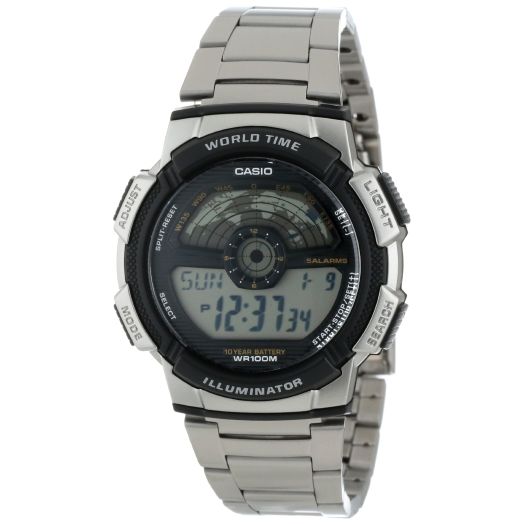 Casio Men's AE1100WD-1A Sport Multi-Function Grey Dial Watch