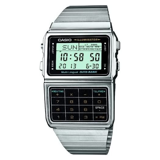 Casio DBC-611-1CR Data Bank Classic Series Quality Watches - Silver