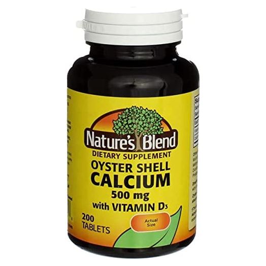 Nature's Blend Oyster Shell Calcium with D3 200 Tabs