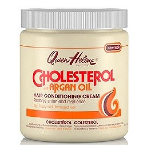 QUEEN HELENE Cholesterol Hair Conditioning Creme Argan Oil, 15 oz (Pack of 2)