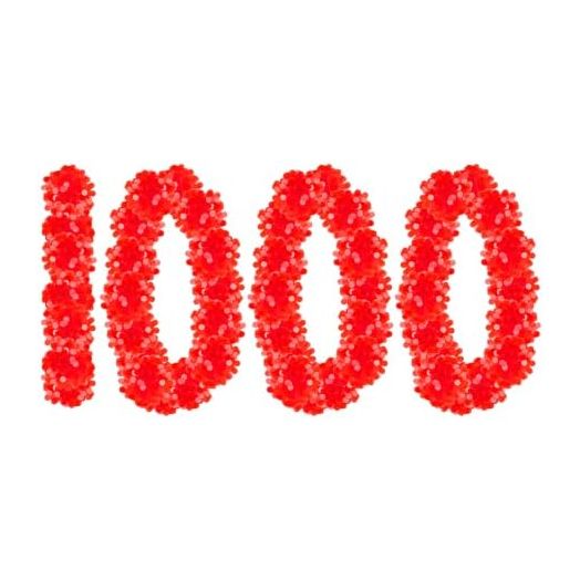 Regal Bingo - 1,000 Transparent Bingo Chips - 3/4 Inch - for Large Group Games, Game Night, Bingo Hall, & Educational Activities - Ages 5+ - 1,000 Count - Perfect for Bulk Purchasing