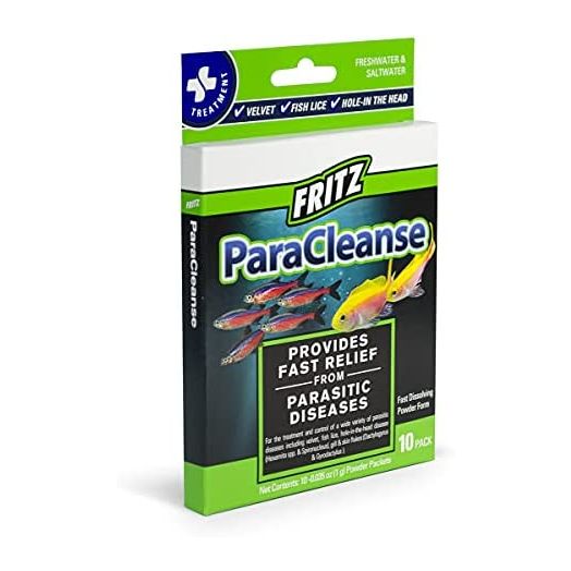 Fritz Aquatics ParaCleanse Treatment for Aquarium Fish (10 ct)