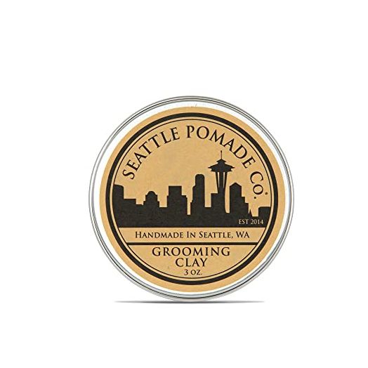 Seattle Pomade Co. Grooming Clay for Hair, USDA Certified, Made With Organic Essential Oil and Extracts