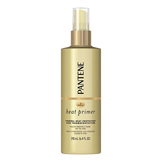 Pantene Pro-V Nutrient Boost Heat Primer Thermal Heat Protection Pre-Styling Spray, 6.4 Fl oz, 5.243 Fl oz