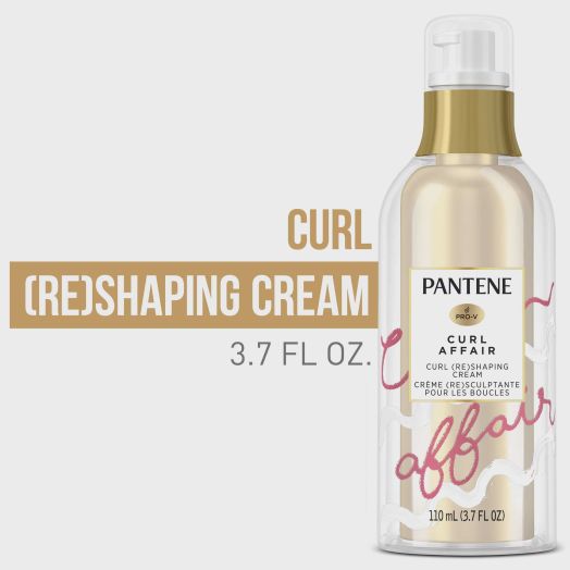 Pantene Curl Affair Curl ReShaping Cream, Sulfate Free, 3.7 oz