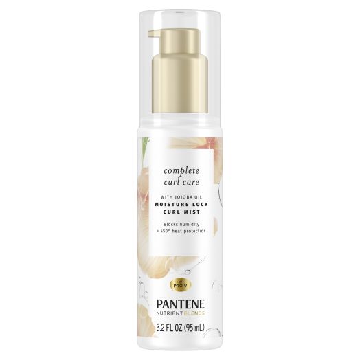 Pantene Nutrient Blends Complete Curl Care Moisture Lock Curl Mist Spray, 3.2 Fl Oz