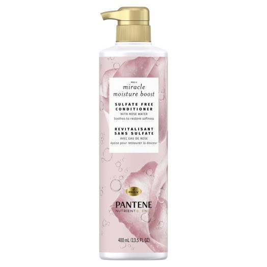Pantene Nutrient Blends Miracle Moisture Boost Conditioner with Rose Water, 13.5 oz