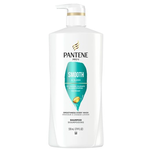 Pantene Pro-V Smooth and Sleek Shampoo, 17.9 oz/530mL