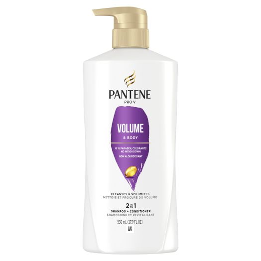PANTENE PRO-V Volume & Body 2in1 Shampoo + Conditioner, 17.9 oz/530mL