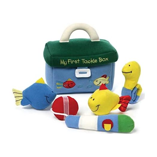 Baby GUND My First Tackle Box Stuffed Plush Playset, 5 Pieces
