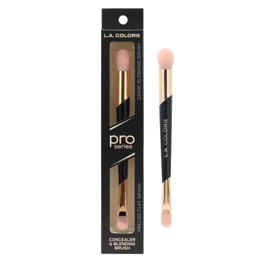 L.A. COLORS Pro Series Duo Concealer & Blending Brush, 1 piece