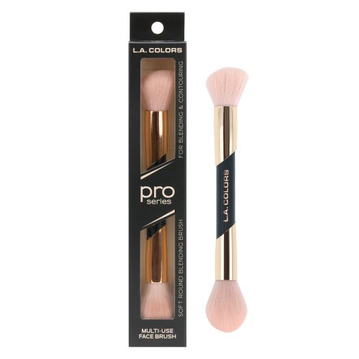L.A. COLORS Pro Series Duo Multi-use Face Brush, 1 piece