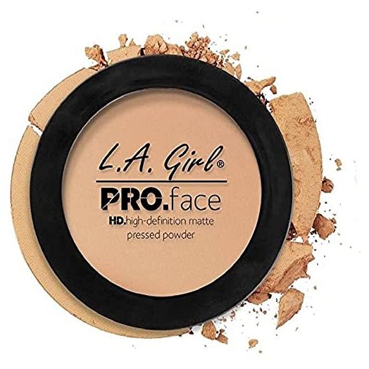 L.A. Girl Pro Face Powder Nude Beige, LAX-GPP605, 0.25 Ounce
