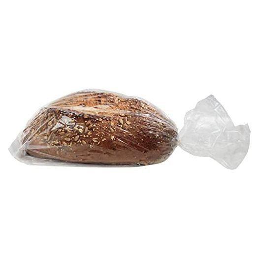 Bread Bags with Ties, Reusable, 100 Clear Bags and 100 Ties