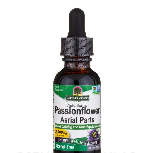 Nature's Answer Passion Flower Herb Extract (Alcohol-Free) - 1 fl. oz (30 ml)