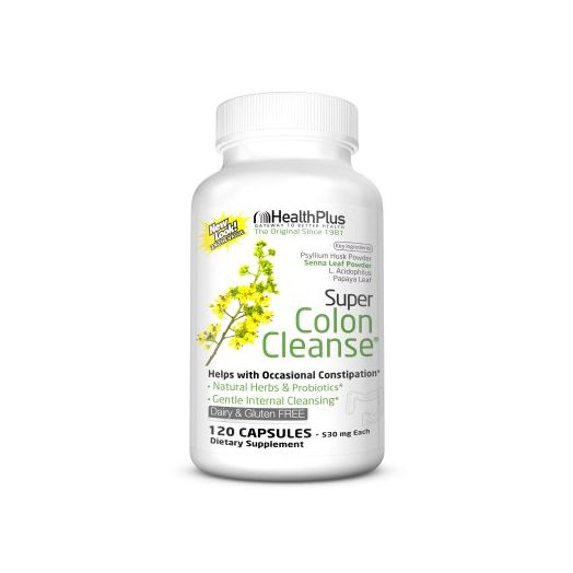 Health Plus Super Colon Cleanse Capsules, 120 Ct, 60 Servings
