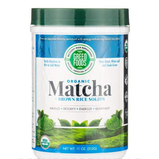 Green Foods Matcha Green Tea Energy Blend - 11 oz (312 Grams)