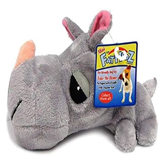 Plush Mini Rhino Dog Toy