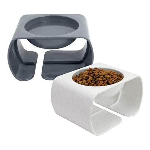 Kitty City Raised Cat Food Bowl Collection_Stress Free Pet Feeder and Waterer