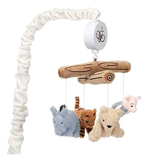 Lambs & Ivy Disney Baby Storytime Pooh Musical Baby Crib Mobile Soother Toy