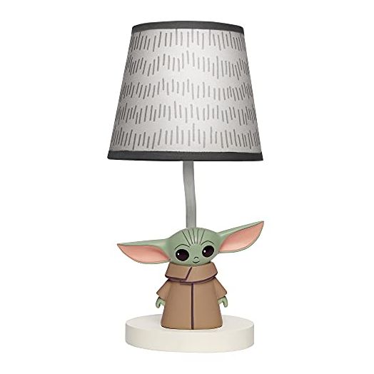 Lambs & Ivy Star Wars The Child/Baby Yoda Nursery Lamp with Shade and Bulb