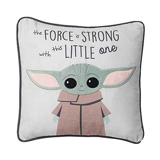 Lambs & Ivy Star Wars The Child/Baby Yoda Decorative Nursery Throw Pillow