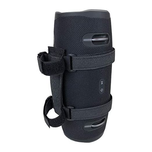 Bushwhacker Jumbo Speaker Mount for Large Bluetooth Speakers 12"-20" Circumference Great for UTV Golf Cart Boat Wakeboard Tower Holder Strap Wireless Attachment Roll Bar Rail Accessory Side by Side