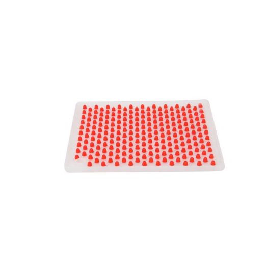 Dexas 4-in-1 Trivet with Raised Nibs, Red