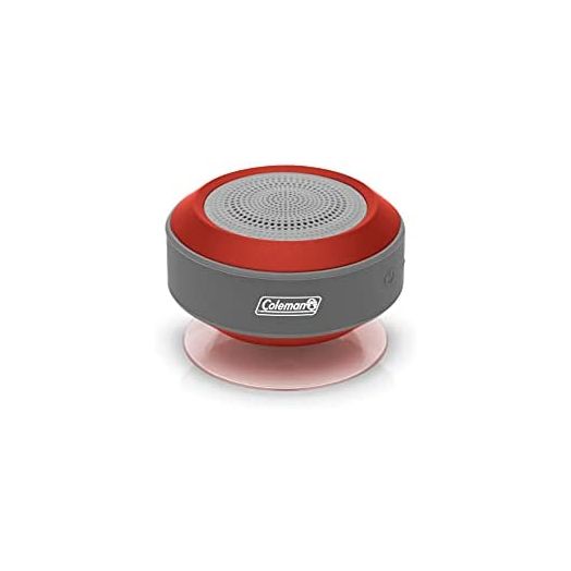 Coleman Waterproof, Hands-Free Speaker for Universal/Smartphones - Red