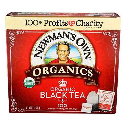 Newman's Own Organic Black Tea - 100 Bags,7.1 OZ.