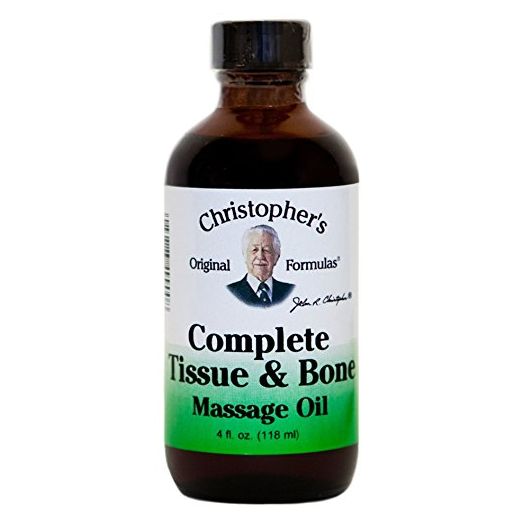 Dr. Christopher's Formulas Complete Tissue and Bone Massage Oil, 4 Ounce