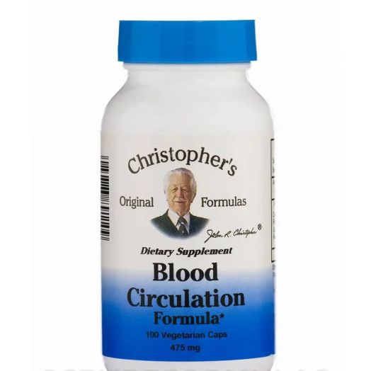 Christophers Original Formulas Blood Circulation Formula - 100 Vegetarian Capsules