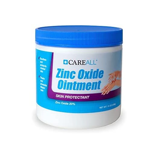 CareALL 15 oz Zinc Oxide 20% Skin Protectant Barrier Ointment Provides Relief and Treatment of Diaper Rash and Chafing. Helps Seal Out Wetness.