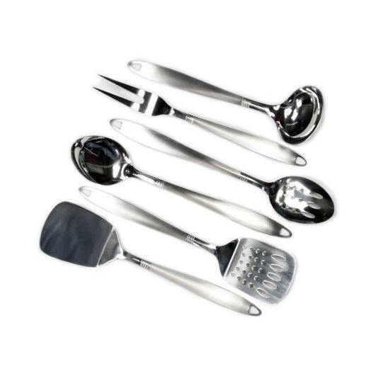 Chef Craft Stainless Steel Kitchen Tool Set (6 Pieces)