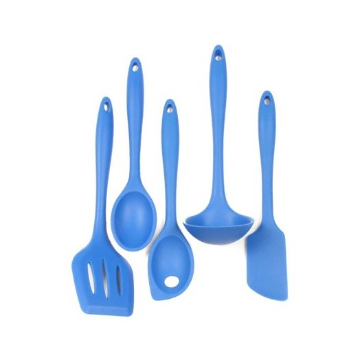 Chef Craft Slicone Kitchen Tool Set (5 Pieces), Blue