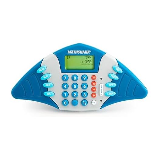 Educational Insights MathShark Digital Math Game, Handheld Electronic Math Learning Game For Kids, Ages 6+