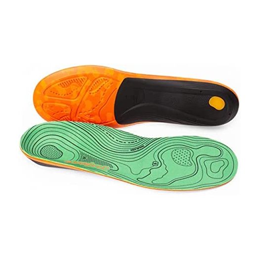 Superfeet Trailblazer Comfort Carbon Fiber Orthotic Support Insoles - Pine - Unisex - 9.5-11 Men / 10.5-12 Women