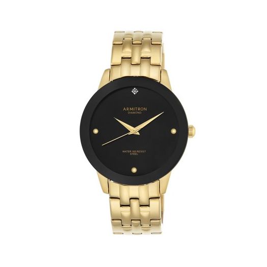 Armitron Men's Showcase Dress Watch, Metal Band